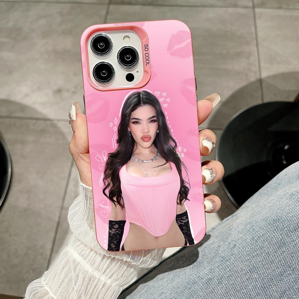 

Kenia OS Mobile Cell Phone Case for iPhone 17 16 15 14 13 12 11 X XR XS 8 7 Air Pro Max Plus Translucent Pink Colorful Cover iPhone 13 Pro