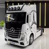 1:36 Actros Alloy Trailer Truck Models Toys Diecast Car Doors Openes Sound Light Rubber Tires Miniature Vehices Children's Gifts