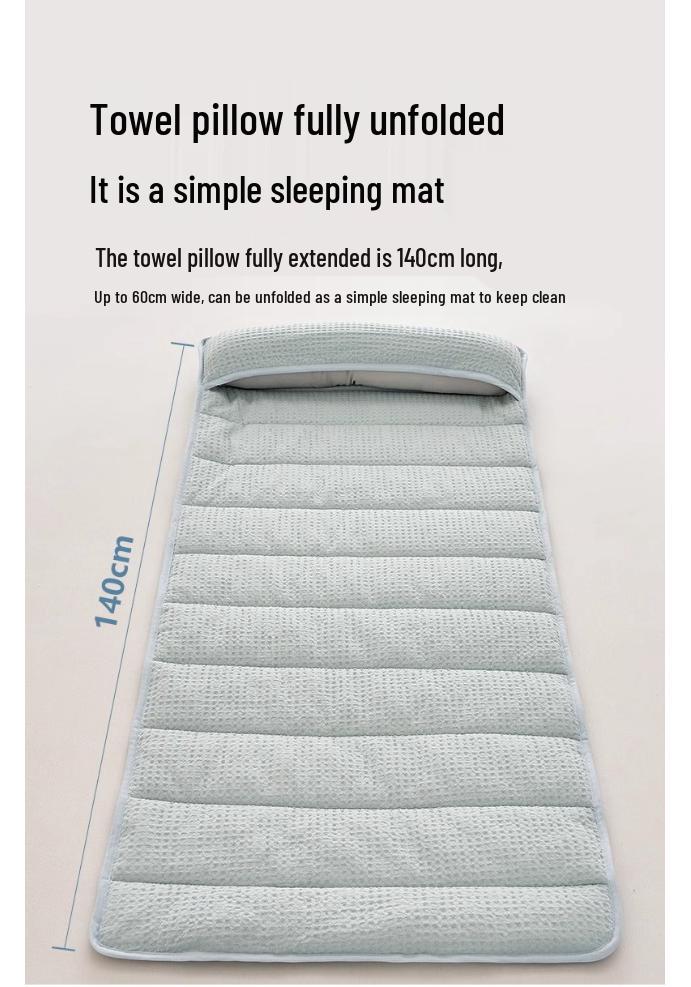 Class A Cotton Neck Protection Adjustable Travel Pillow & Dirt-Proof Sleeping Mat