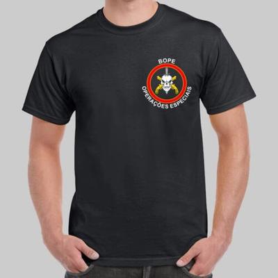 Brazil BOPE Tropa De Elite Special Battalion T-Shirt 100% Cotton O-Neck Short Sleeve Casual Mens T-shirt Size S-4XL