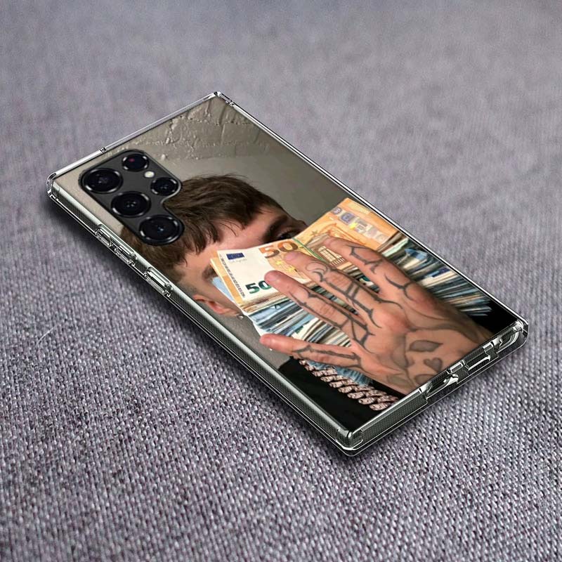 Tony Boy Going Hard Phone Case For Samsung Galaxy S24 S23 S21 S20 FE S22 S26 Ultra S25 Edge S10 Plus Cover Clear TPU Capa Shell