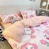 Four-piece Cartoon Single-piece Bedding Dormitory Bed Sheet Quilt Cover Ins Quilt Cover Three-piece Set Spring