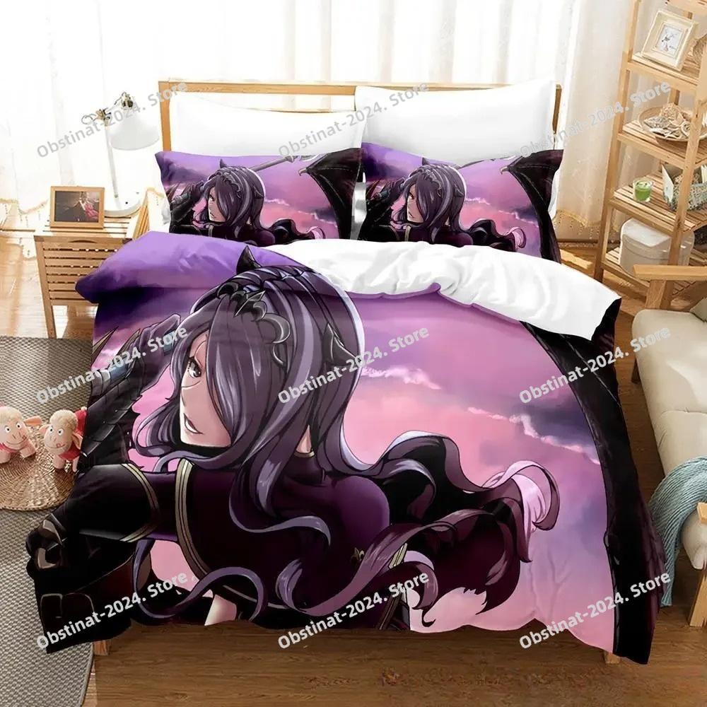 Game Fire Emblem Engage Bedding Set Printed Bed Set Duvet Cover Sheet Pillowcase Bed Soft Quilt Cover Full Queen King Size