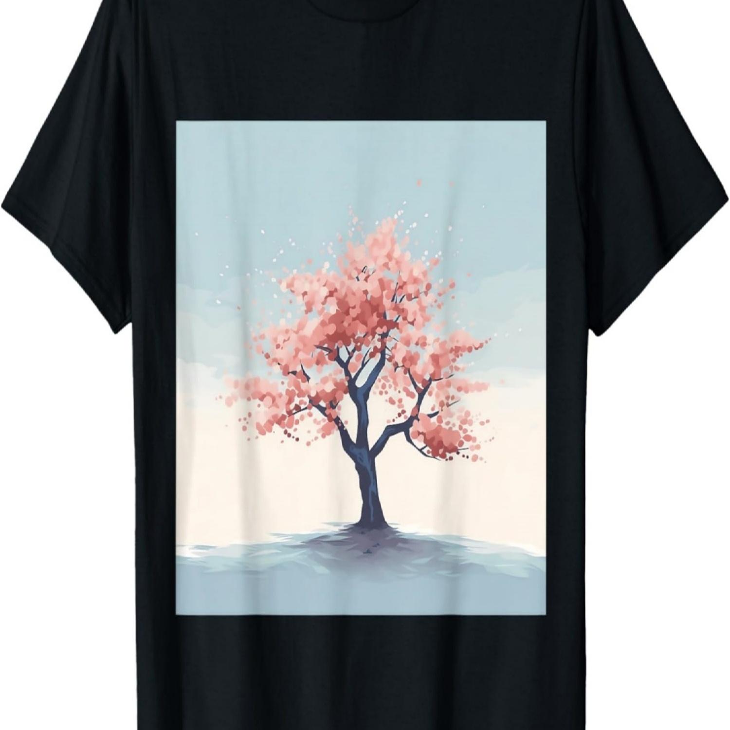 Sublime Fragility Ethereal Pastel Cherry Blossom Symphony T-Shirt S