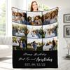 Custom Blanket With Text Photo Collage Personalized Picture Blankets Souvenirs Gifts Customized Throw Blanket for Family Mom Dad