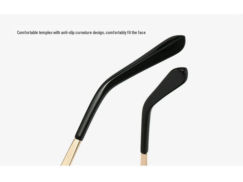 Męskie Retro Owalne Metalowe Okulary Przeciwsłoneczne - Stylowe, Wysokiej Klasy, Ochrona UV.