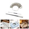 User Friendly Ring Sizer Instrument Featuring Metal Build for Convenient and Precise Jewelry Fit Assessment