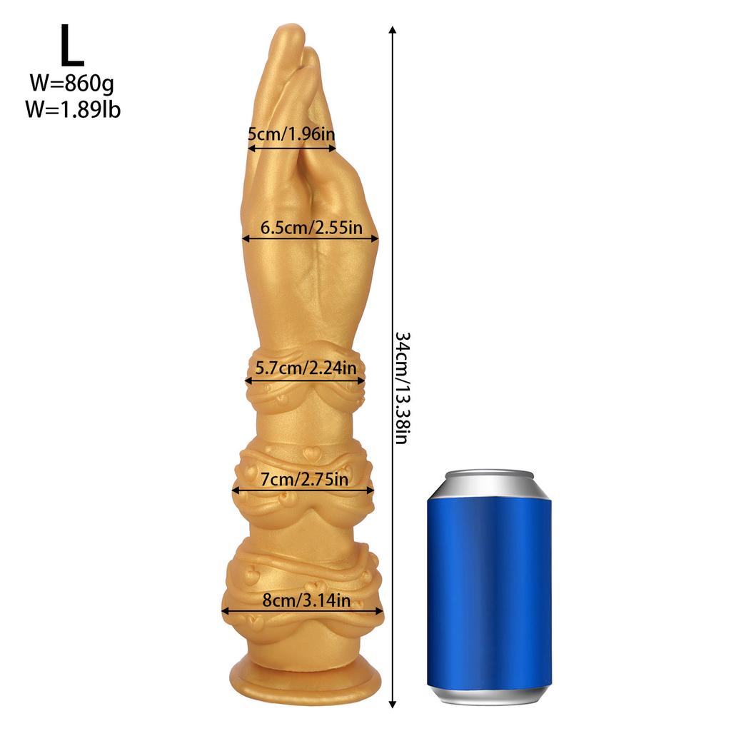 Silicone Oversized Prosthetic Hand Anal Plug Arm Fist Masturbation Anal Plug Male And Female