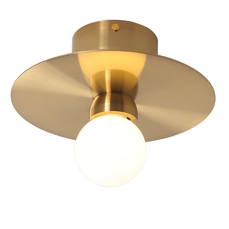 Nordic Led Ceiling Lights Italy Designer Modern Ceiling Lamp Copper Gold Study Aisle Bar Wall Light Home Decor Lighting Fixtures