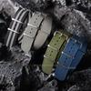 Quality Nylon Watch Strap for Smartwatch Silver Ring Buckle 18mm 19mm 20mm 22mm Man Women Ribbed Braid Replace Watch Accessories