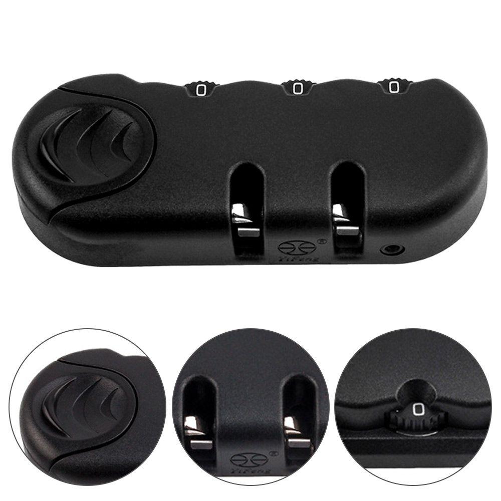 TSA Customs Password Lock Multi-purpose 3-digit Combination Lock For Travel Luggage Portable Suitcase Anti-Theft Code Padlock