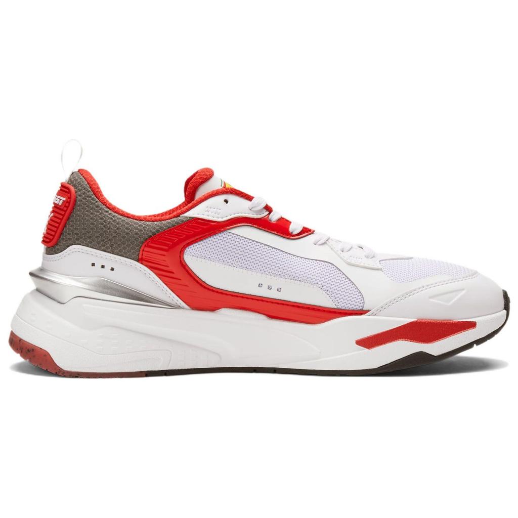 Puma Scuderia Ferrari X RS-Fast White Rosso Corsa Unisex Sneakers Smoked-Pearl 307161-02