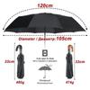 10 Bone Black Glue Fully Automatic Umbrella with Thick and Durable Keel Umbrella Waterproof Sun Resistant Folding Umbrella