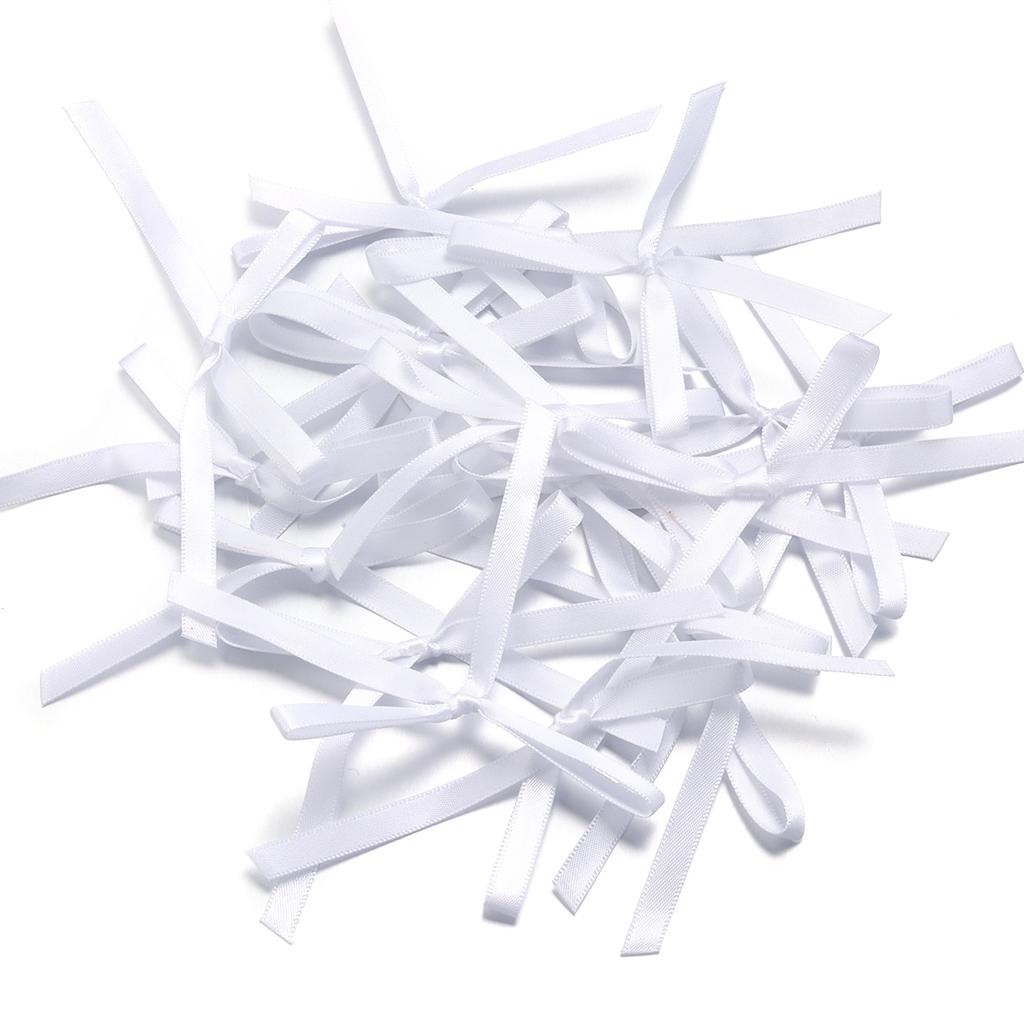 30pcs 6.5*8.5cm Polyester Satin Ribbon Bows Colorful Ballet Style Bows For DIY Wedding Party Clothing Headwear Gifts Decoration