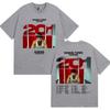 Rapper Manuel Turizo Tour 2025 Graphic T-Shirt Men Women Hip Hop Loose Short Sleeve T Shirt Vintage Plus Size  Tees