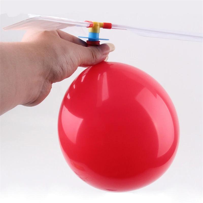 1-10Pcs Helicopter Balloon Portable Outdoor Playing Flying Ballon Toy Birthday Party Decorations Kids Gift Party Supplies Globos