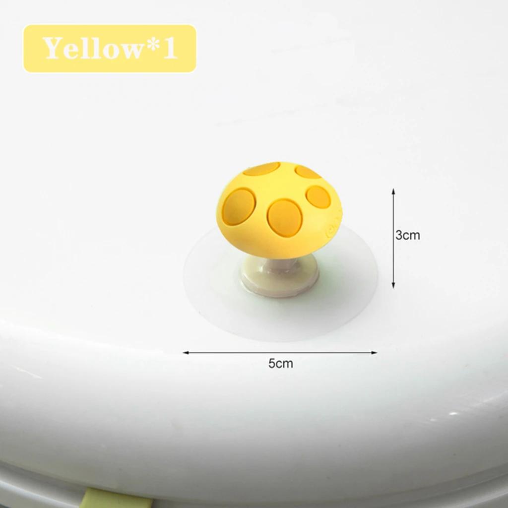 Mushroom Toilet Lid Lifter Tool Closestool Holder Ring Flapper Lifting Device Bathroom Sanitary Adjustable Toilet Seat Lid