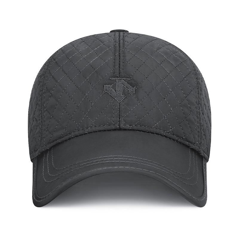 Baseballkappe für Mittelalte und Ältere Herren Winter Kälteschutz Warme Baumwollmütze Alter Opa Ohrenschutzmütze