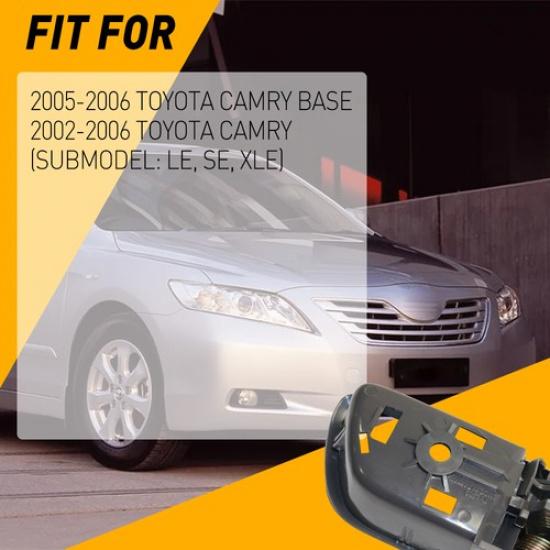 Door Handle For 2002-2006 Toyota Camry Chrome Gray Front Rear Left Right Inner