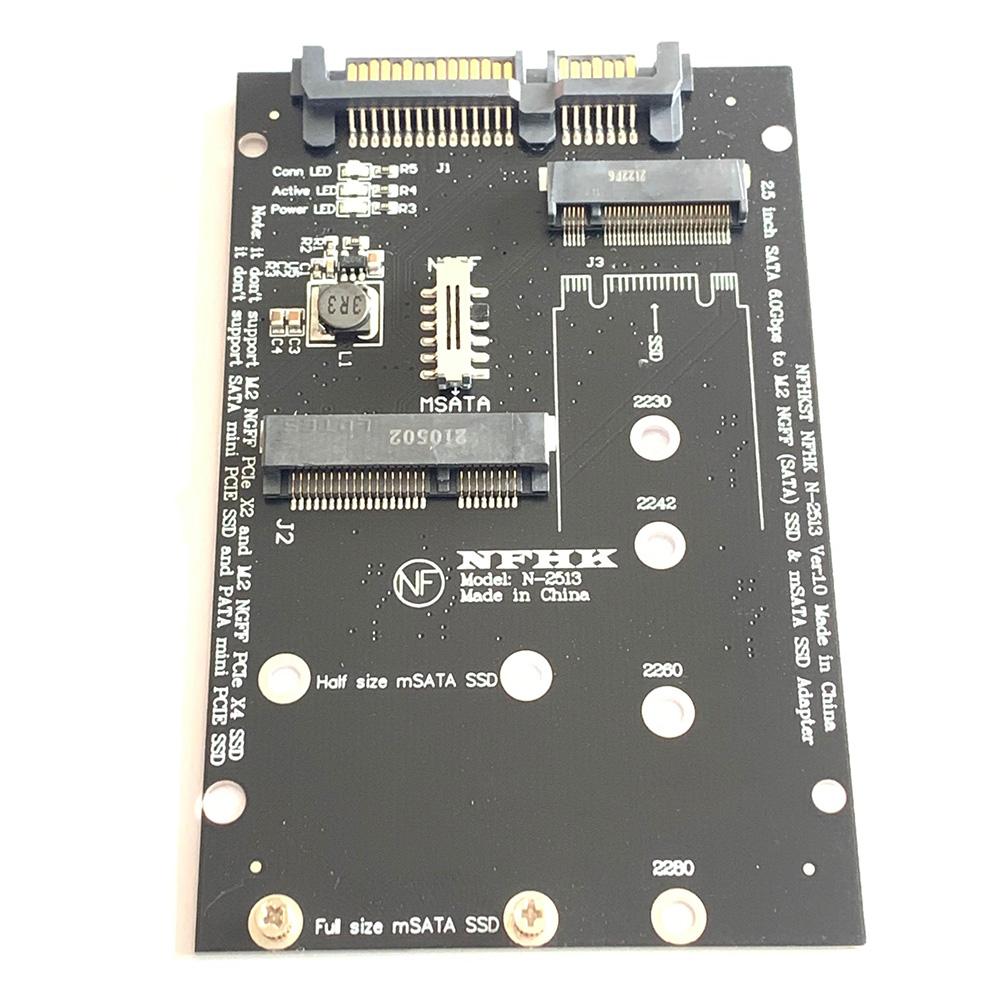 Boîtier Disque Dur SSD Adaptateur Convertisseur 2 en 1 M.2 BKey NGFF