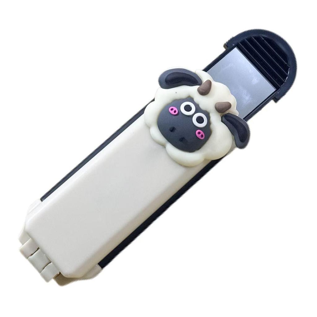 Women's Folding Air Cushion Massage Comb with Mirror