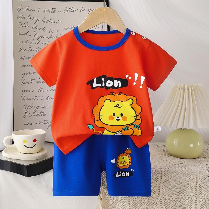 2pcs/set Children's Sets Kids Clothes Boys Girls T-shirt Shorts Summer Cotton Short Sleeve Baby Children Clothing Toddler Suit
