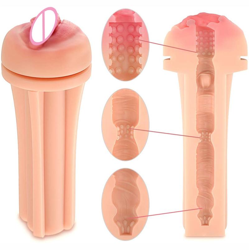 Masturbator For Men Real Vaginas Vacumm Pussy Pocket Blowjob Oral Masturbation Cup Exotic Sex Toys Male Adults 18+
