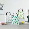 Insulated Waterproof Oxford Cloth Lunch Box Bag with Zipper Cute Animal Style Korean Lunch Box