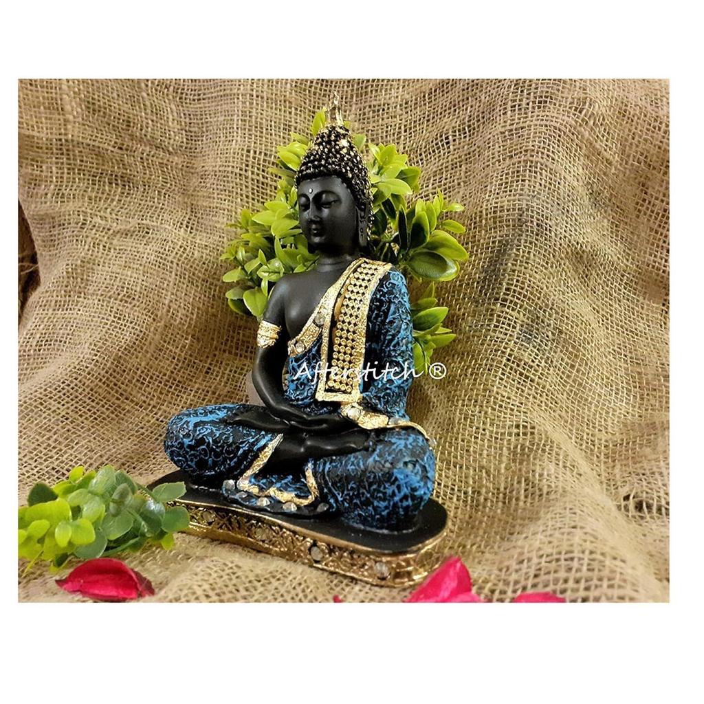 Buddha-statyer för heminredning Stor storlek Hela kroppen Buddha-statyer för vardagsrum Sittande Gautam Budh Murti Idoler Trädgårdsutställningsföremål