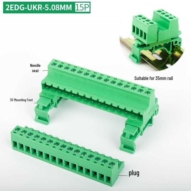 2EDG-UKR-5.08MM Plug-in Rail Guide Terminal Block Connector