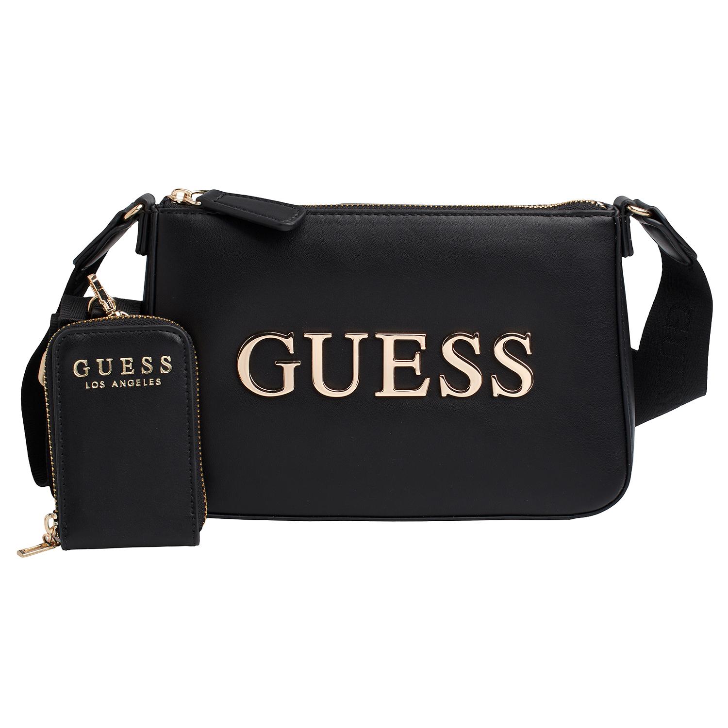 Bandolera Mediana con Accesorio HFVG90-35690 para Mujer TU negro