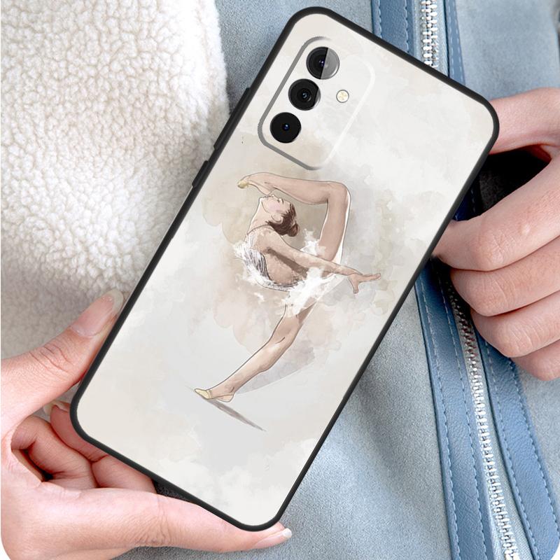 Love Gymnastics Phone Case For Samsung Galaxy A54 A34 A14 A15 A25 A35 A55 A53 A33 A13 A52 A32 A12 A51 A71
