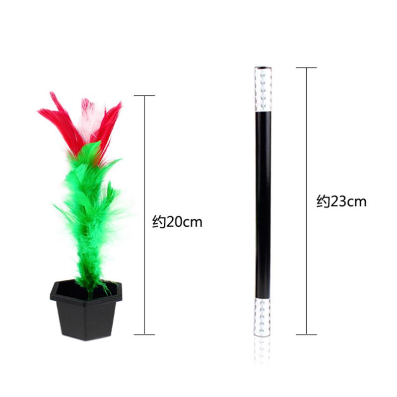Magic Wand To Flower Easy Magic Trick Toys Show Performance Prop Funny Toys for Adults Kids