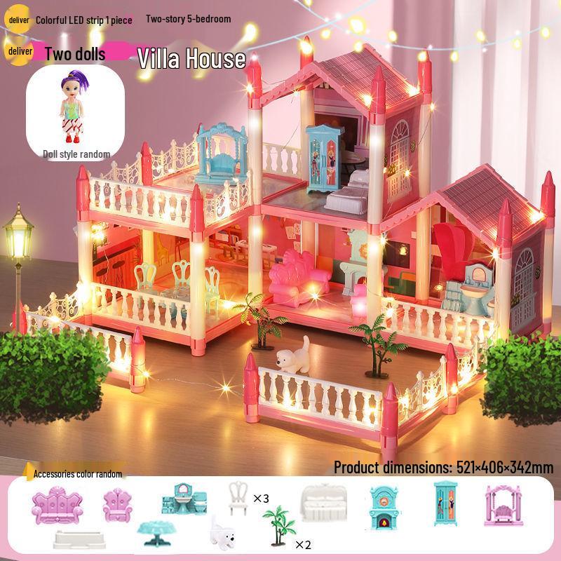 Children's Princess Castle Playhouse Assembly Toy Set Educational Building Blocks