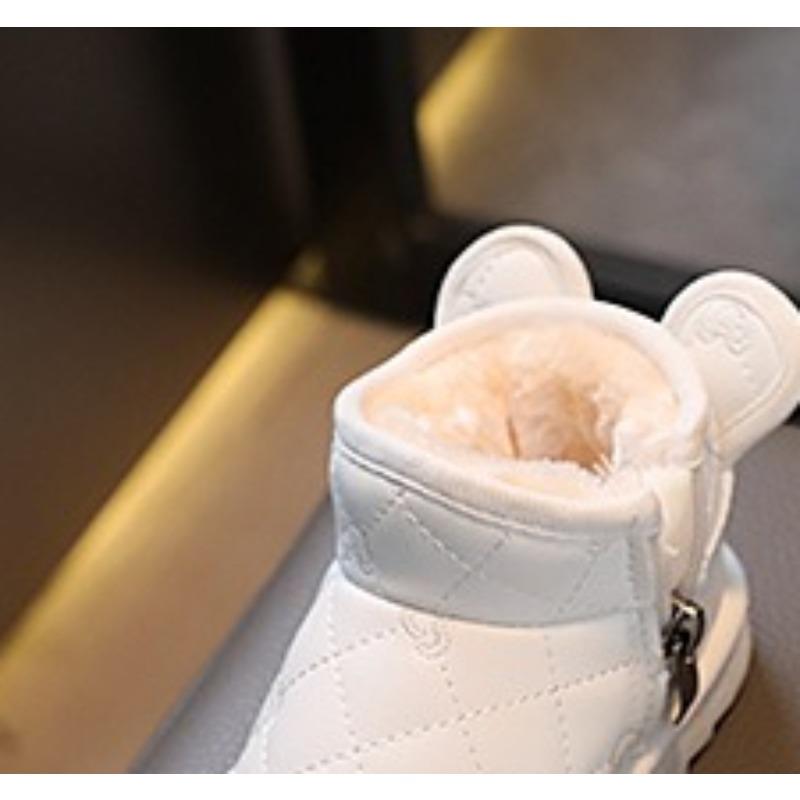 Baby Snow Boots with Fleece Lining, Baby Toddler Walking Shoes, Baby Shoes
