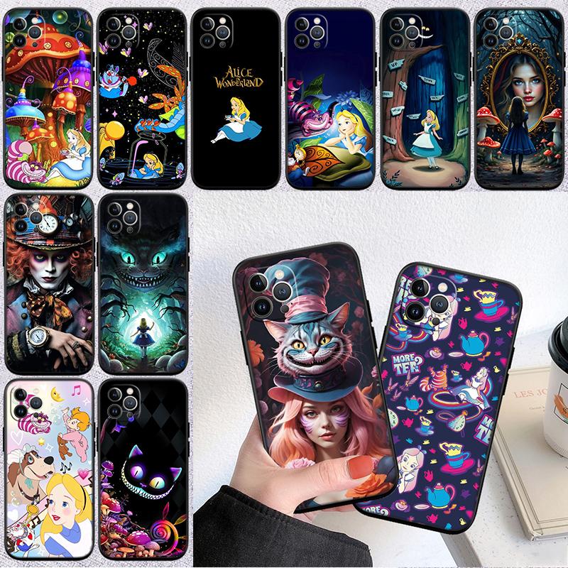 Alice in Wonderland Cat Princess New High-End Shell Phone Case for OPPO A3 Pro A72 A74 A76 A77 A77S A78 A79 A94 A95 A18 A40M A58