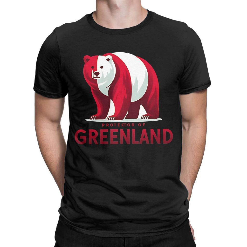 Protector of Greenland 100 Cotton TShirt For Couple Summer  Vintage T Shirts Breathable Trendy Cool Tee Shirt Big Size  Tops