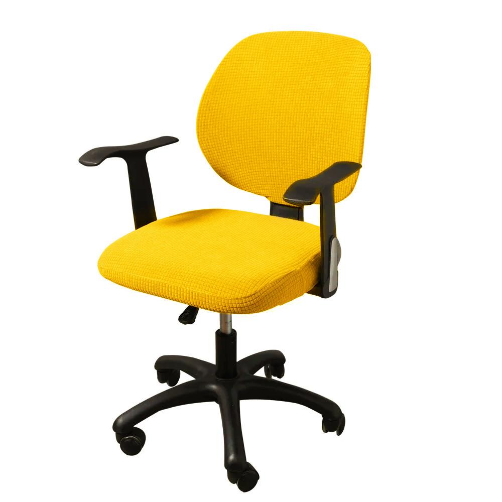 Jacquard Computer Stuhlbezug 2 Stück/Set Bürostuhl Sitz- und Rückenlehnenbezug 2025