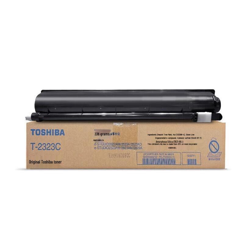 Toshiba T-2323C Black Toner Cartridge CN plug (adapter included)