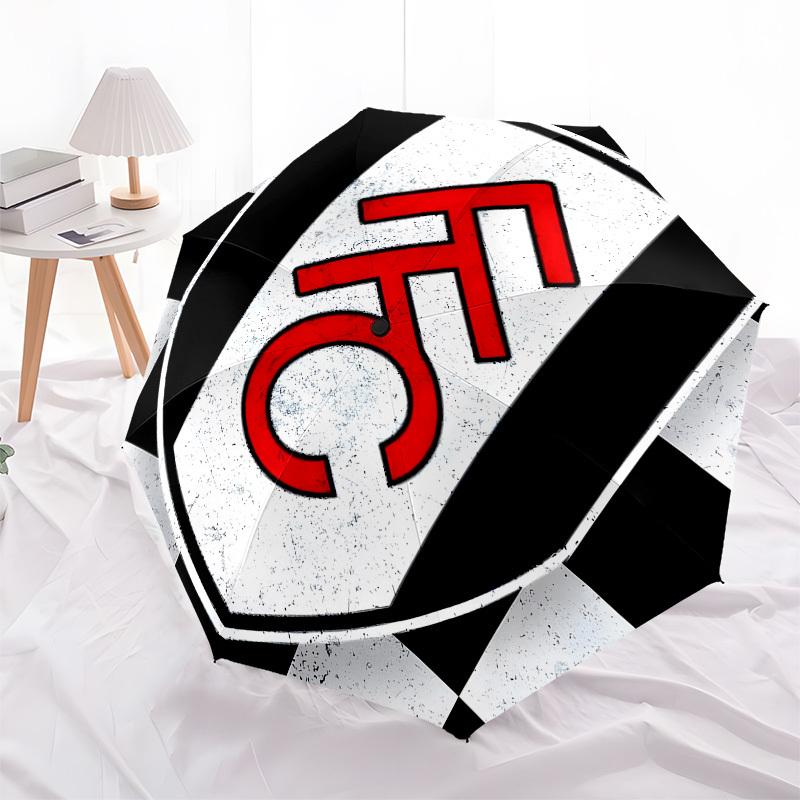 Football Club- Automatic Opening and Closing, 8-rib Structure Portable Umbrella, Suitable for Men and Women In All Seasons - Perfect Gift Fo