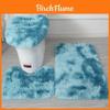 Modern Minimalist Absorbent Nonslip Bathroom Mat Set With Machine Washable Plush For Home Use