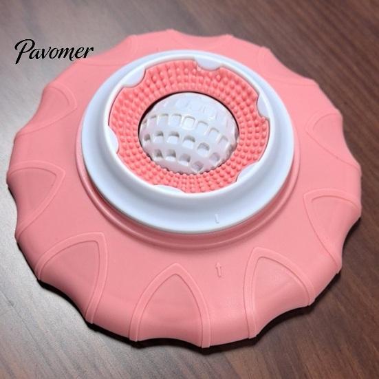 Soft Rubber Pet Feeder Lick Bowl, Slow Bowl with Rotating Ball, Suction Cup Calming Non-slip Dog for Dogs Cats Interactive Feeding Toy