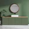 Green Wallpaper Self Adhesive and Removable Vinyl 3D Film Stick Paper To Apply Wall Home Decorative Liner Table and Door Reform