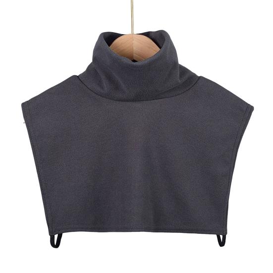 Fake Collar Pull-Over False Collar High-Neck Design Double-Sided Velvet Cold-Proof Neck Protector Autumn Winter Decoration
