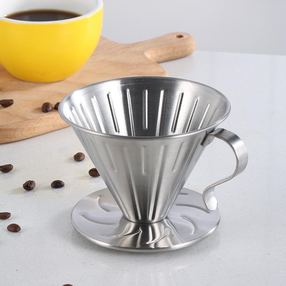 Filtro per Caffè in Acciaio Inossidabile Riutilizzabile Scolafiltro per Caffè Porta Filtro per Caffè