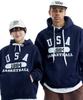 Return Navy Usa Basketball 1984 Hood