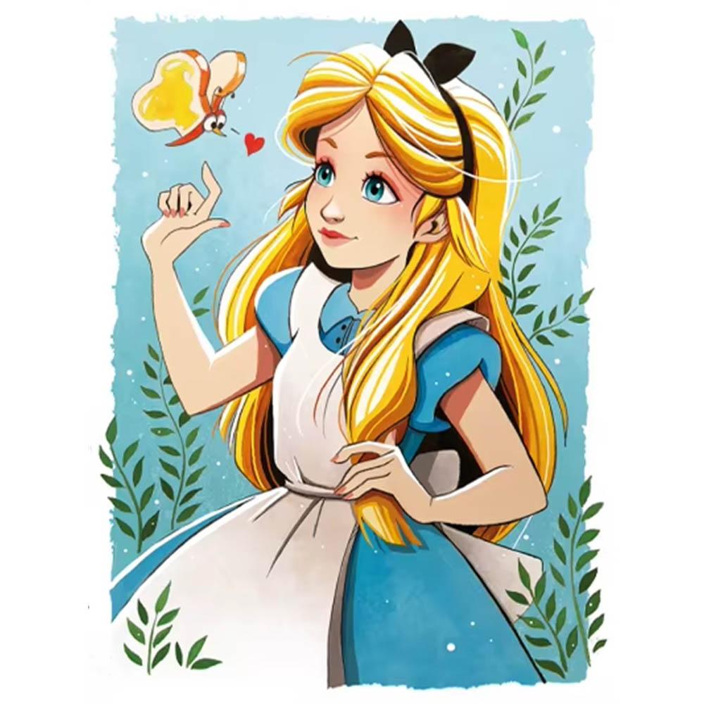 Disney Stile Acquerello Collezione Principesse Pittura Diamante 5D Piena di Diamanti Pittura Diamante Fatta a Mano DIY Kit Pittura Decorativa Fresca