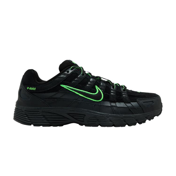 Nike P-6000 PRM Черный Зеленый Удар 42.5