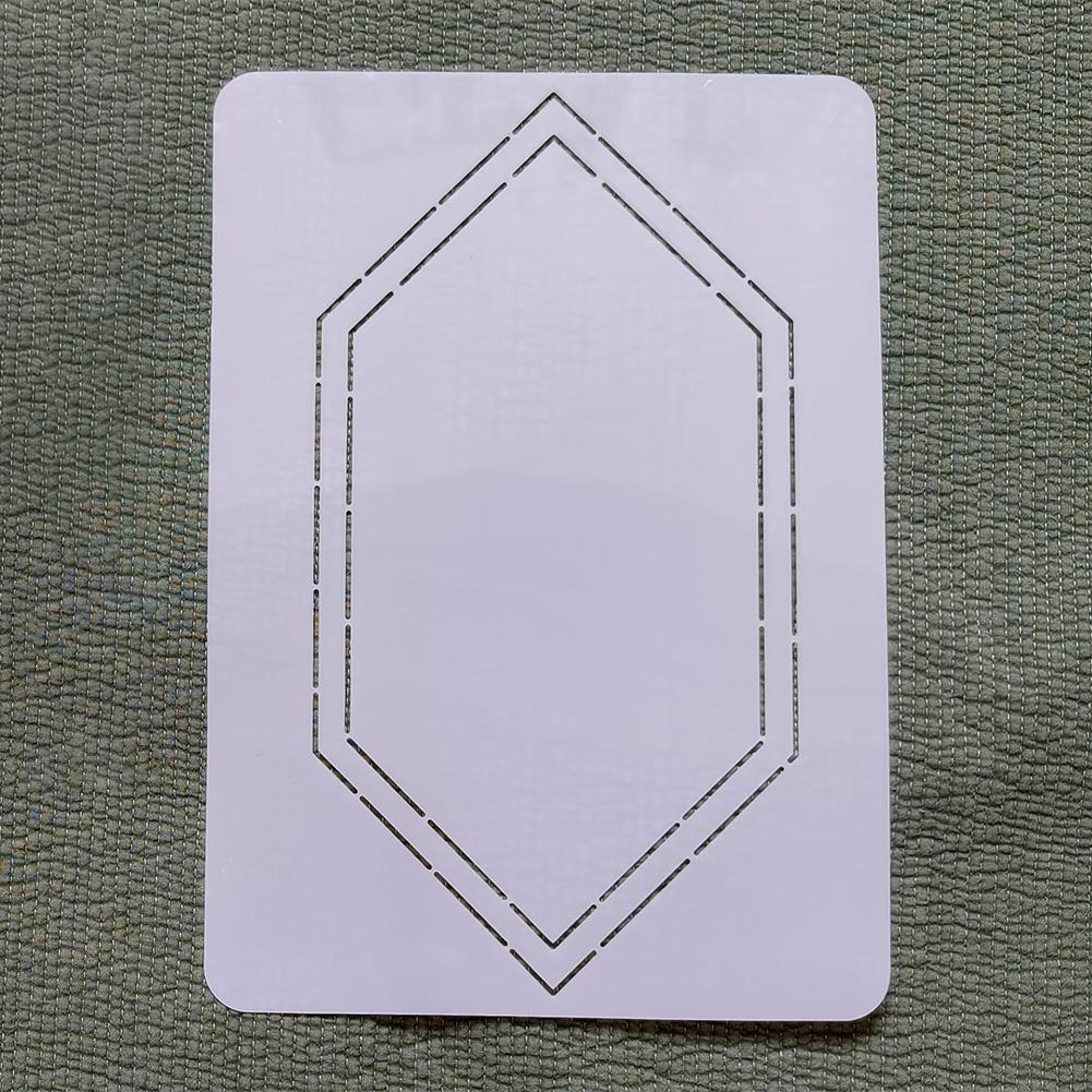 Quilt Templates Stencils Embroidery Patchworks Sewing Craft Templates For DIY Crafting Art