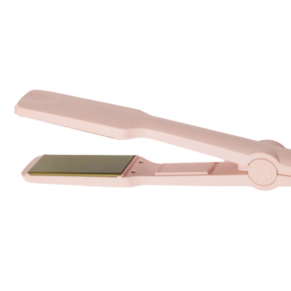 

Ceramic Glaze Electric Hair Straightener Fast Warm-up Hair Styling Tool Dormitory розовый